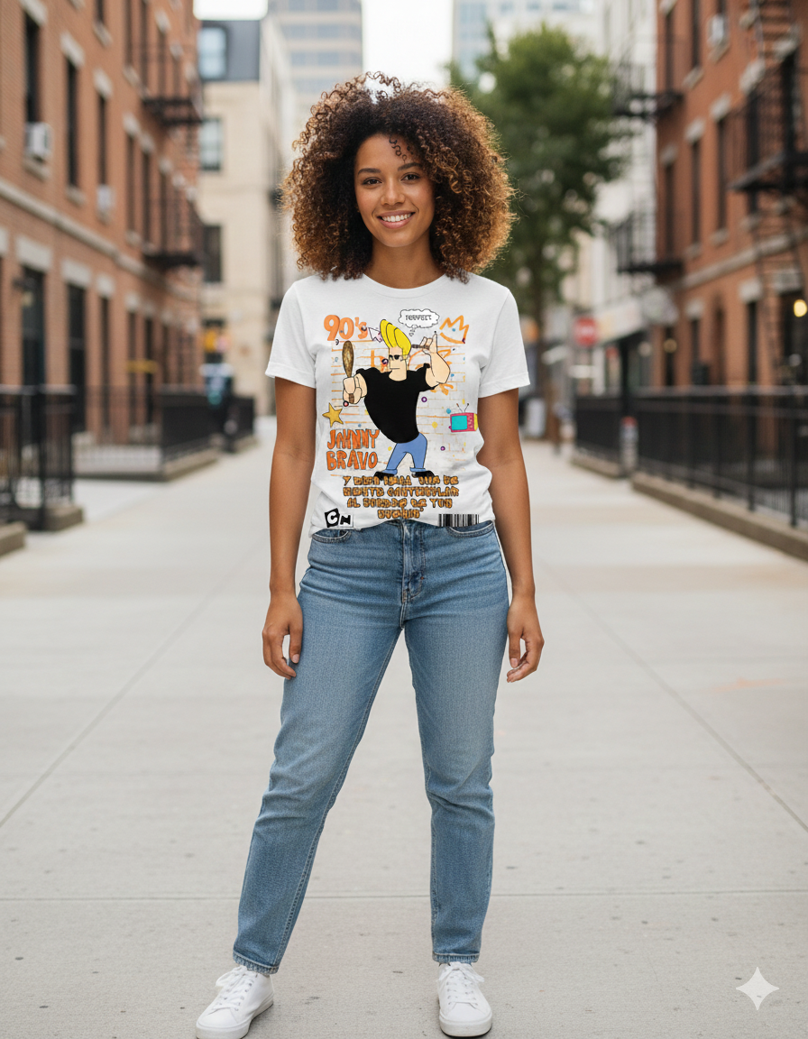 Johnny Brave T-Shirt – Women | Moon White