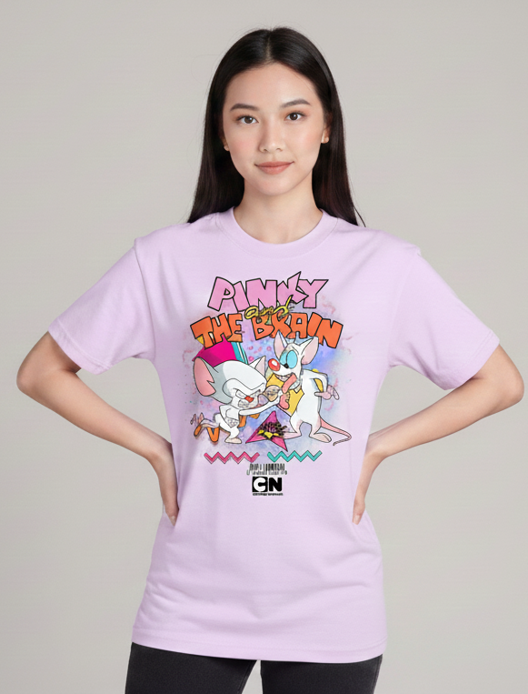 Pinky & The Brain Women T-Shirt |  Pink