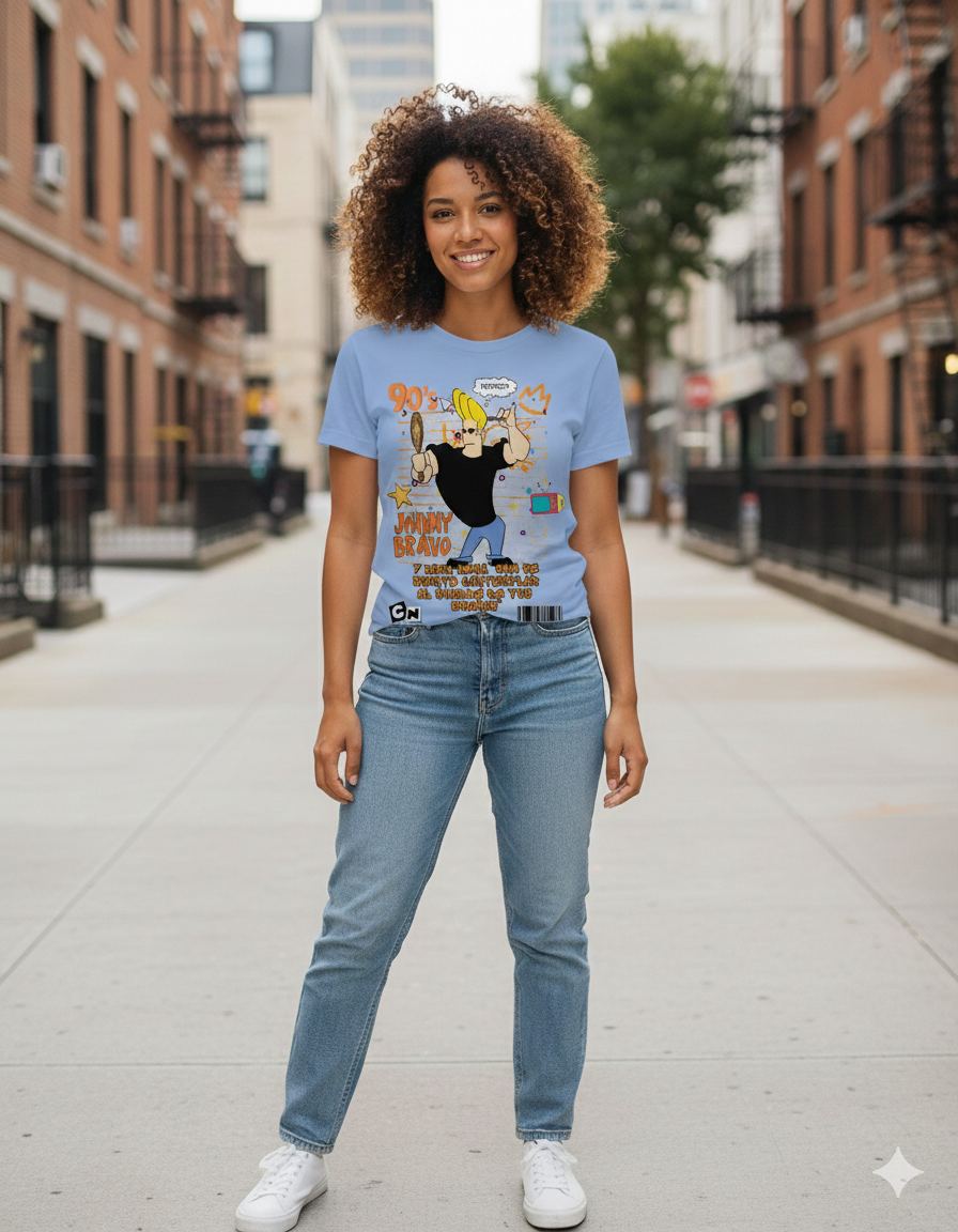 Johnny Brave T-Shirt – Women | Blissful Blue