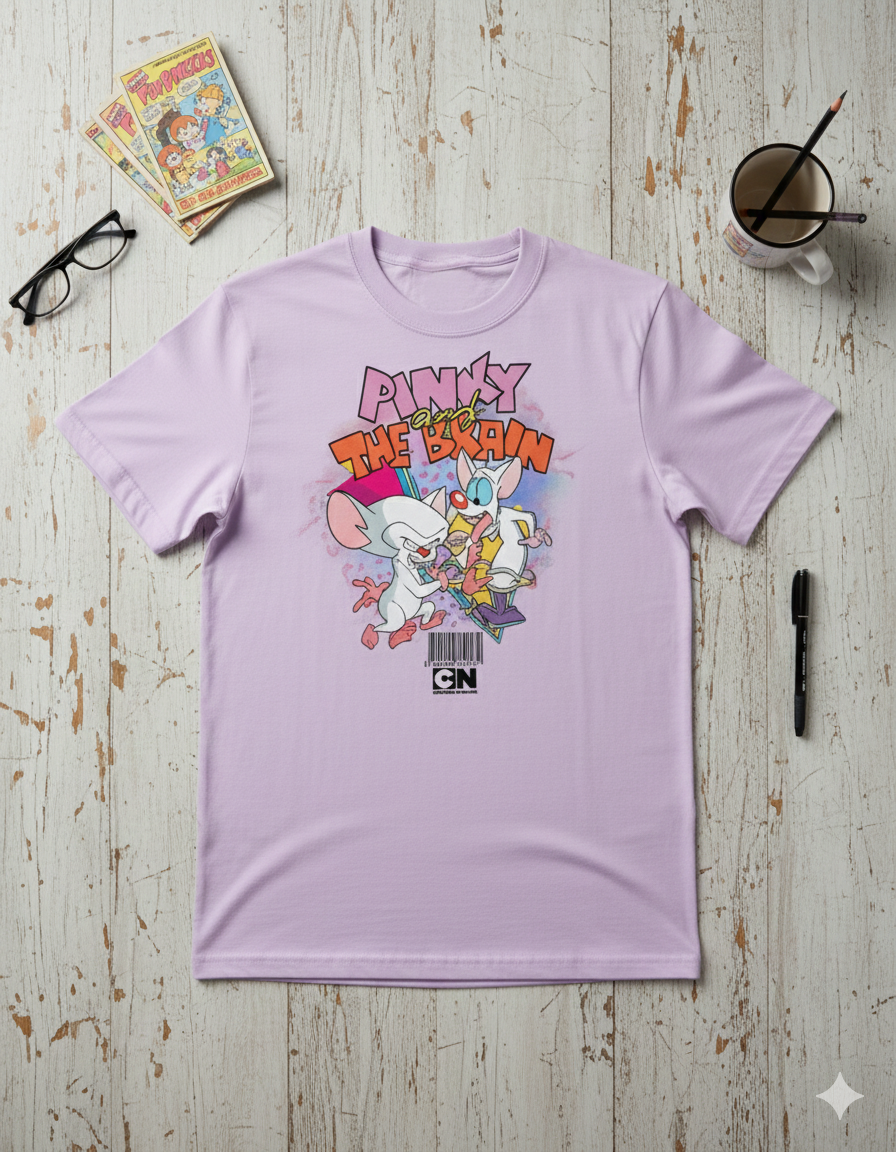 Pinky & The Brain Women T-Shirt |  Pink