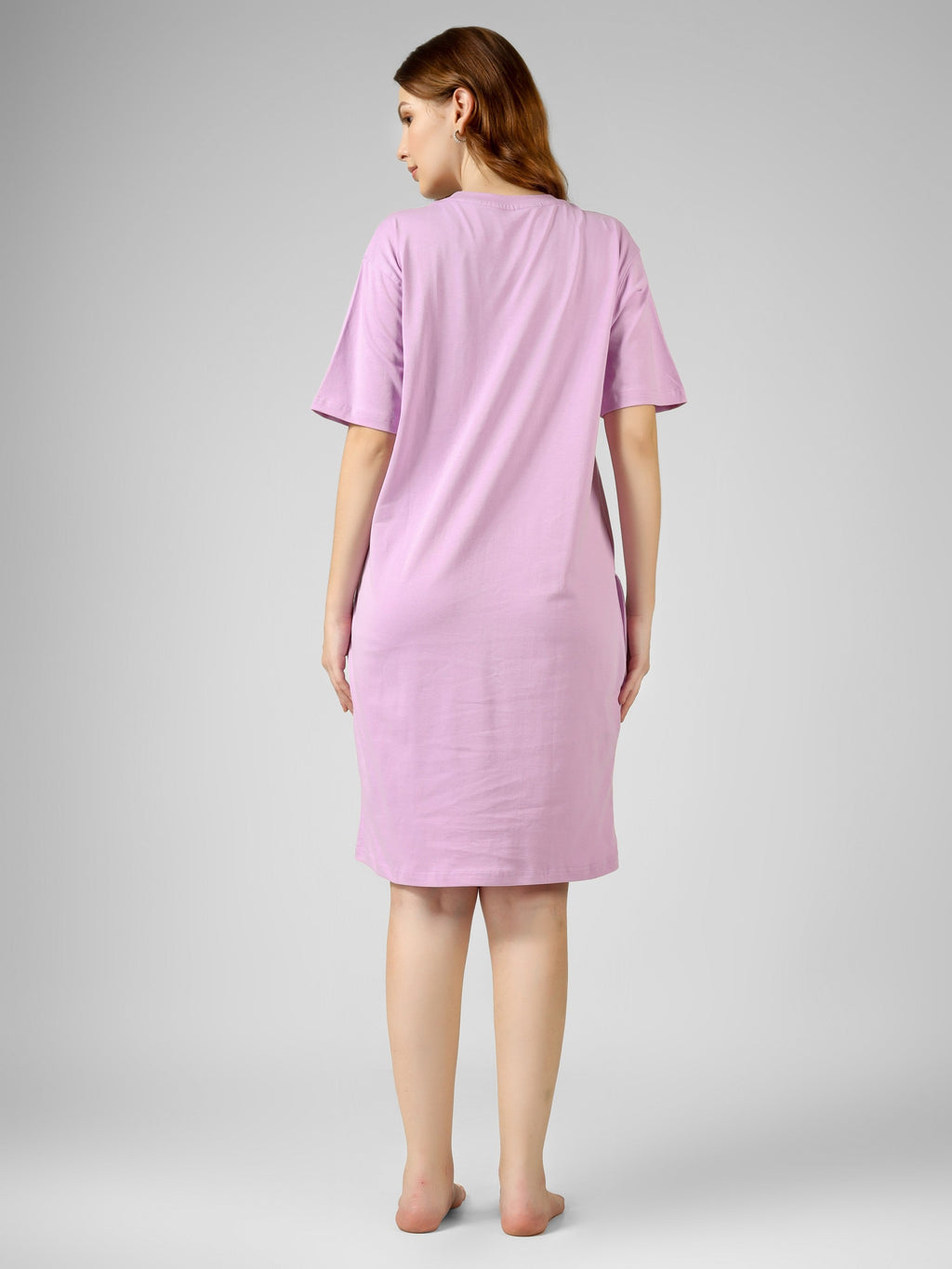 T-Shirt Dress | 100% Cotton – Women | Lovely Lavender