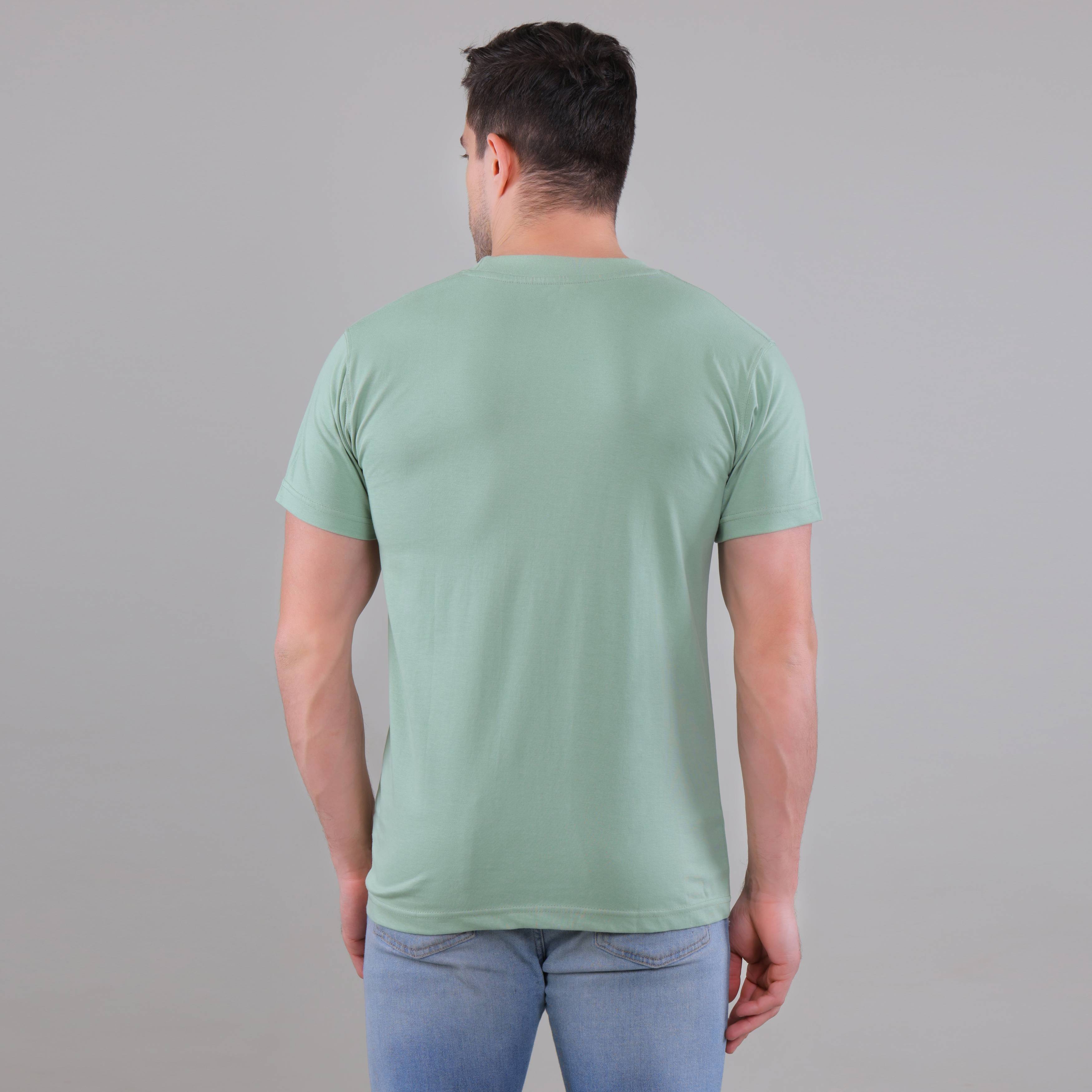 100% Cotton Solid T-Shirt – Men | Multiple Color & Sizes