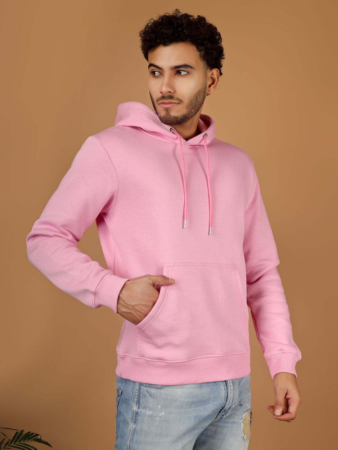 Solid Winter Hoodie – Men | Warm & Stylish Pullover Sweatshirt