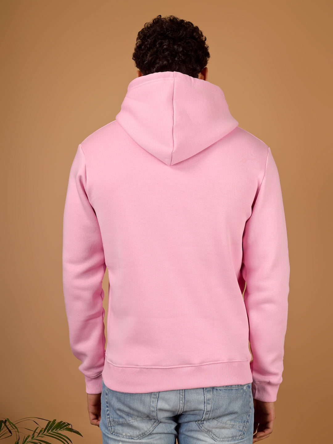 Solid Winter Hoodie – Men | Pretty Peach | Warm & Stylish Pullover Sweatshirt