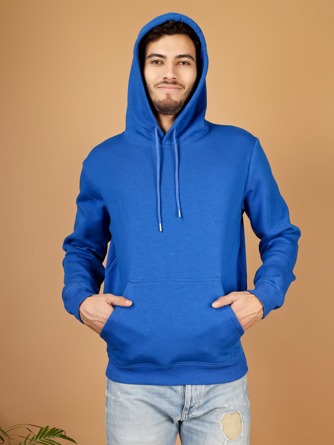 Solid Winter Hoodie – Men | Warm & Stylish Pullover Sweatshirt