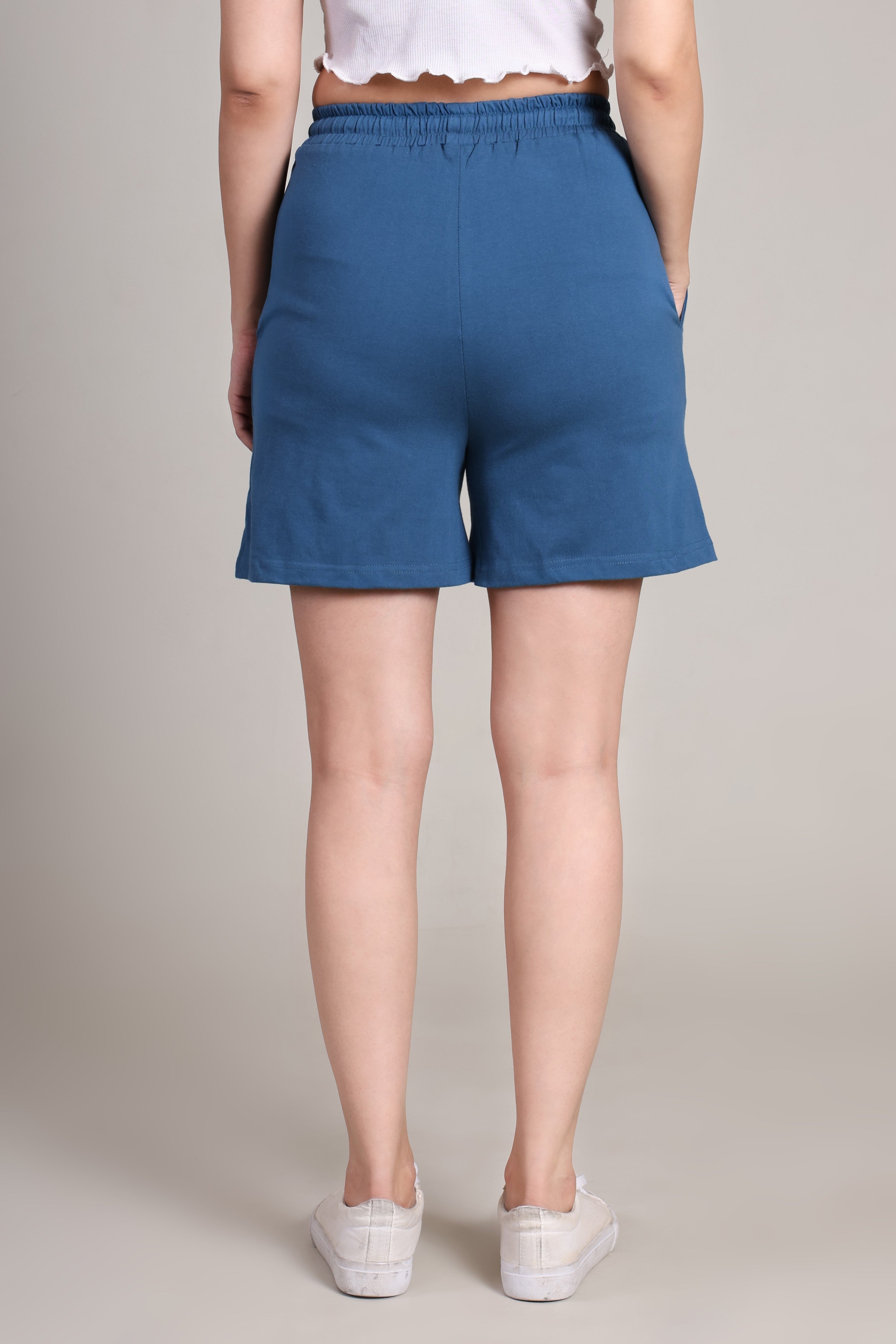 Shorts - Solid | 100% Cotton – Women | Tasty Teal