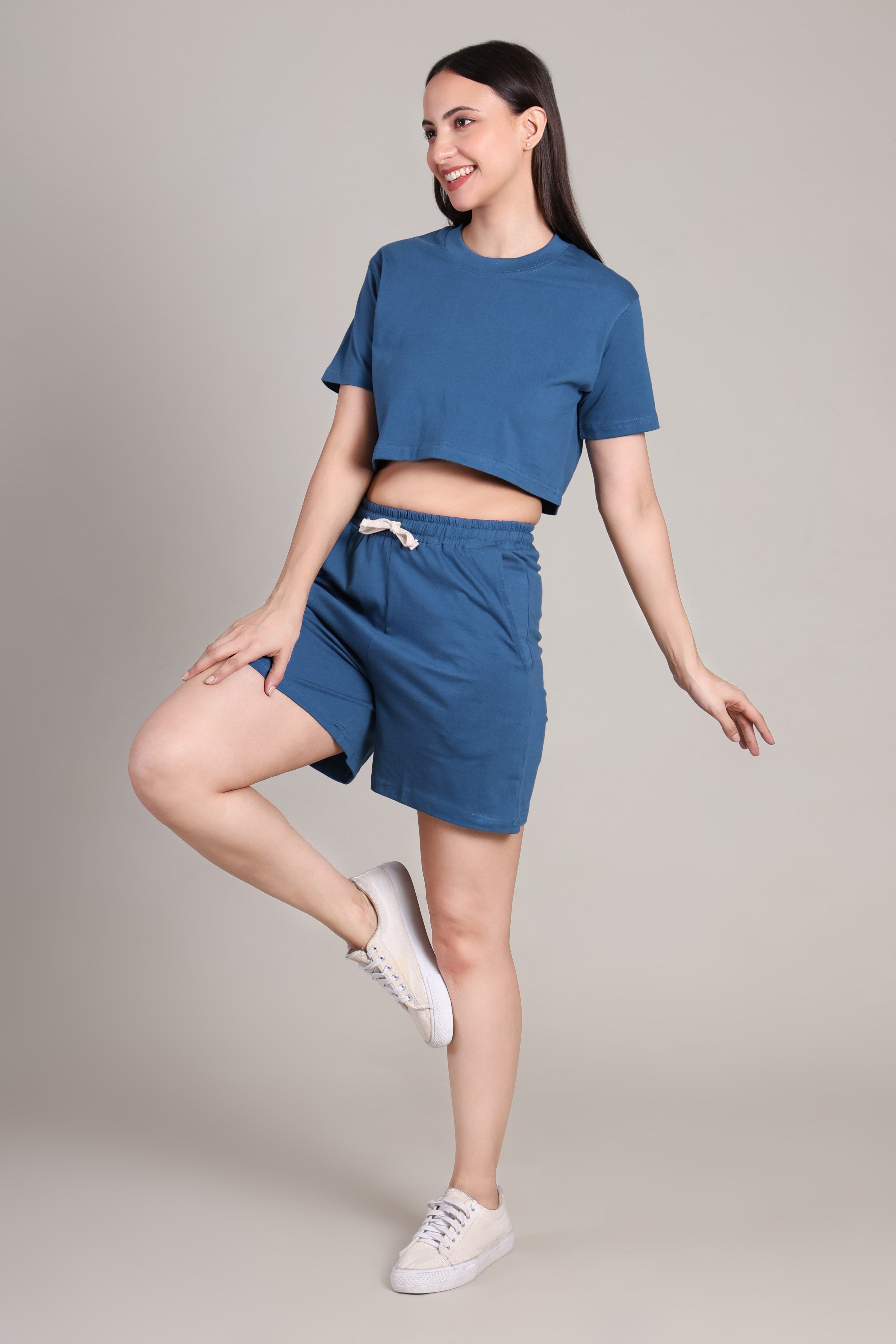 Crop Co-ord Set – Women | Multiple Color & Sizes
