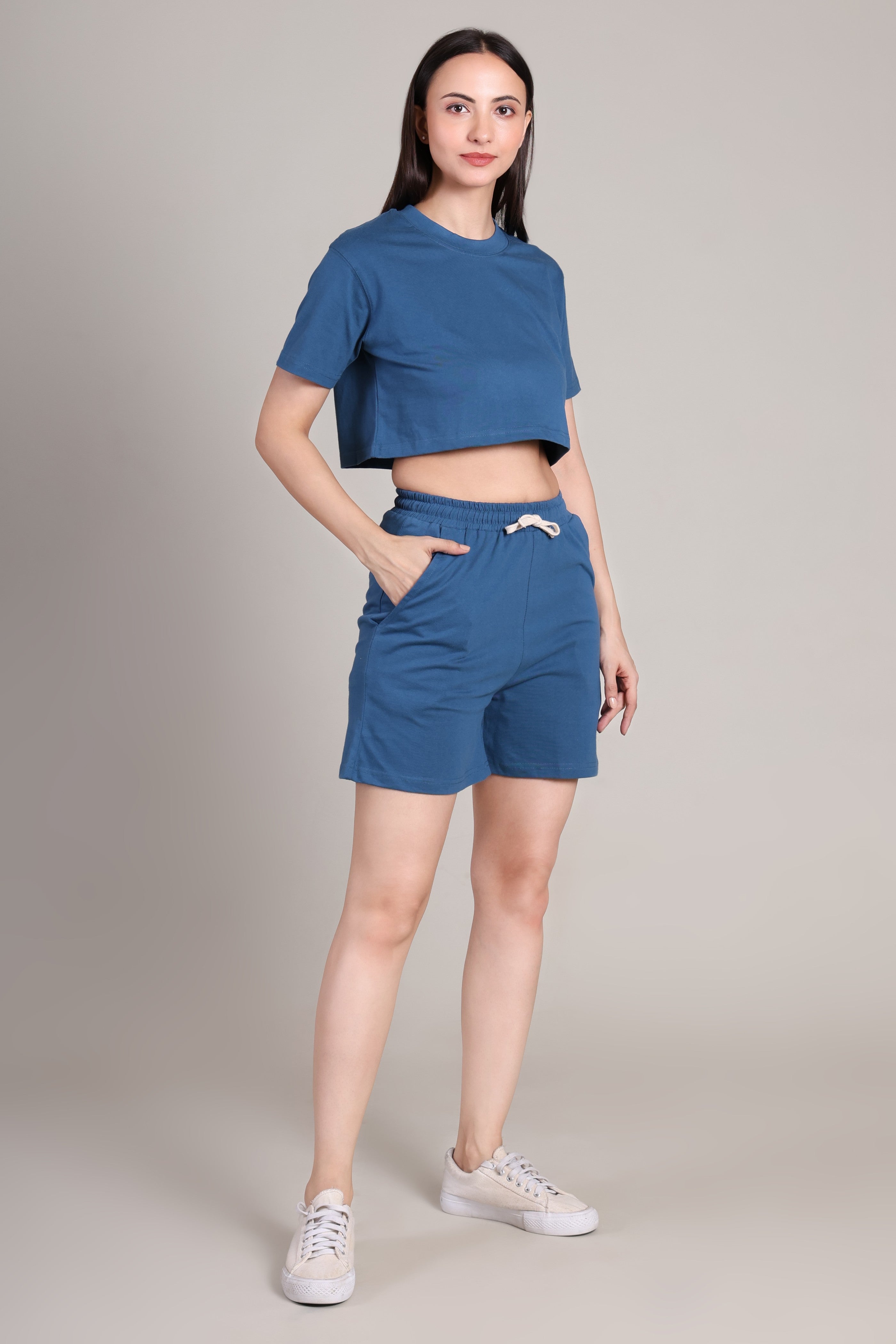 Crop Co-ord Set – Women | Multiple Color & Sizes