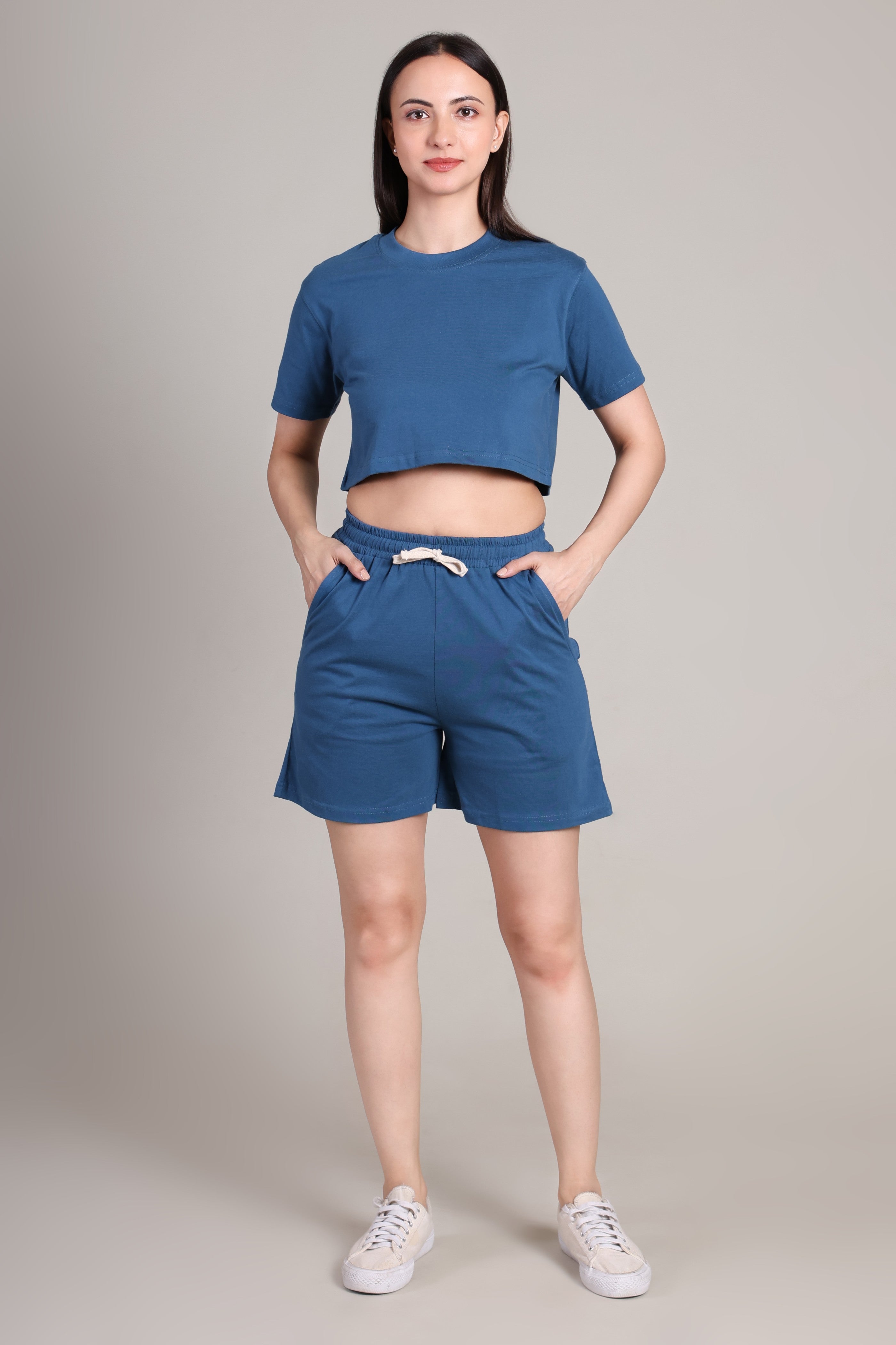 Crop Co-ord Set – Women | Multiple Color & Sizes