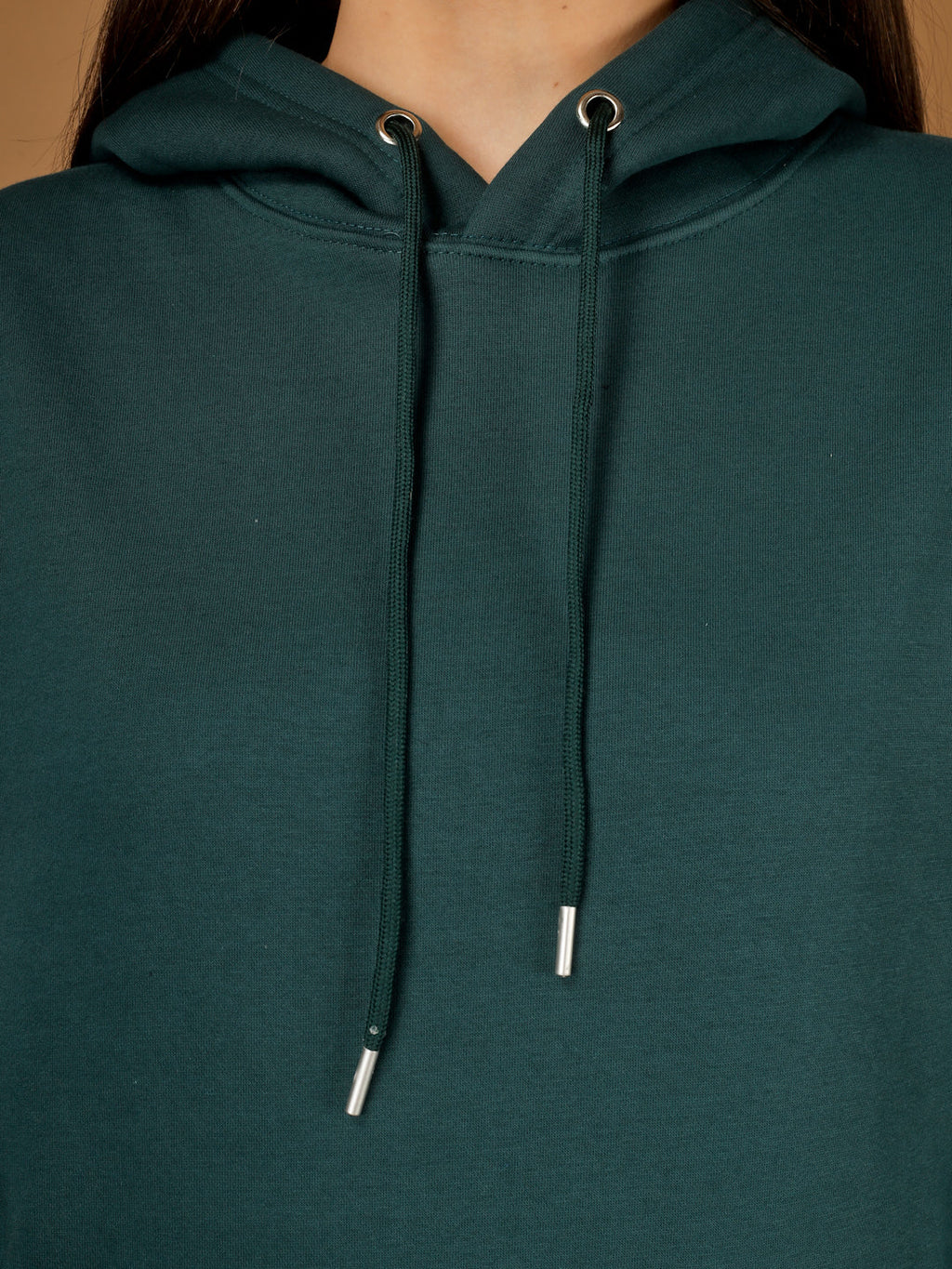 Solid Winter Hoodie – Women | Sea Green | Warm & Stylish Pullover Sweatshirt