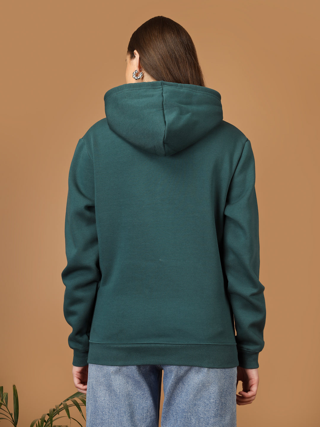 Solid Winter Hoodie – Women | Warm & Stylish Pullover Sweatshirt