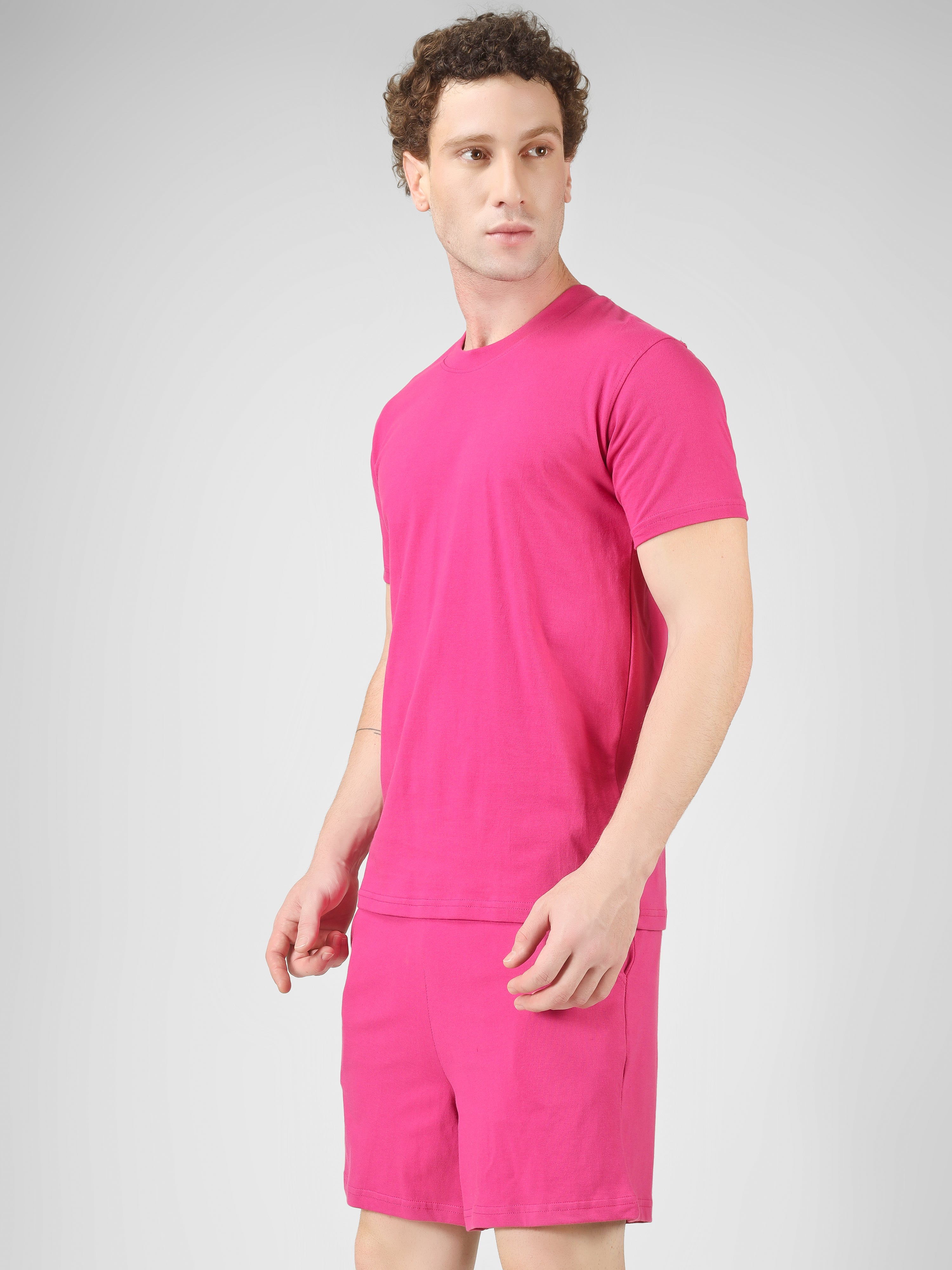 Solid Coord Set – Men | Pretty Pink