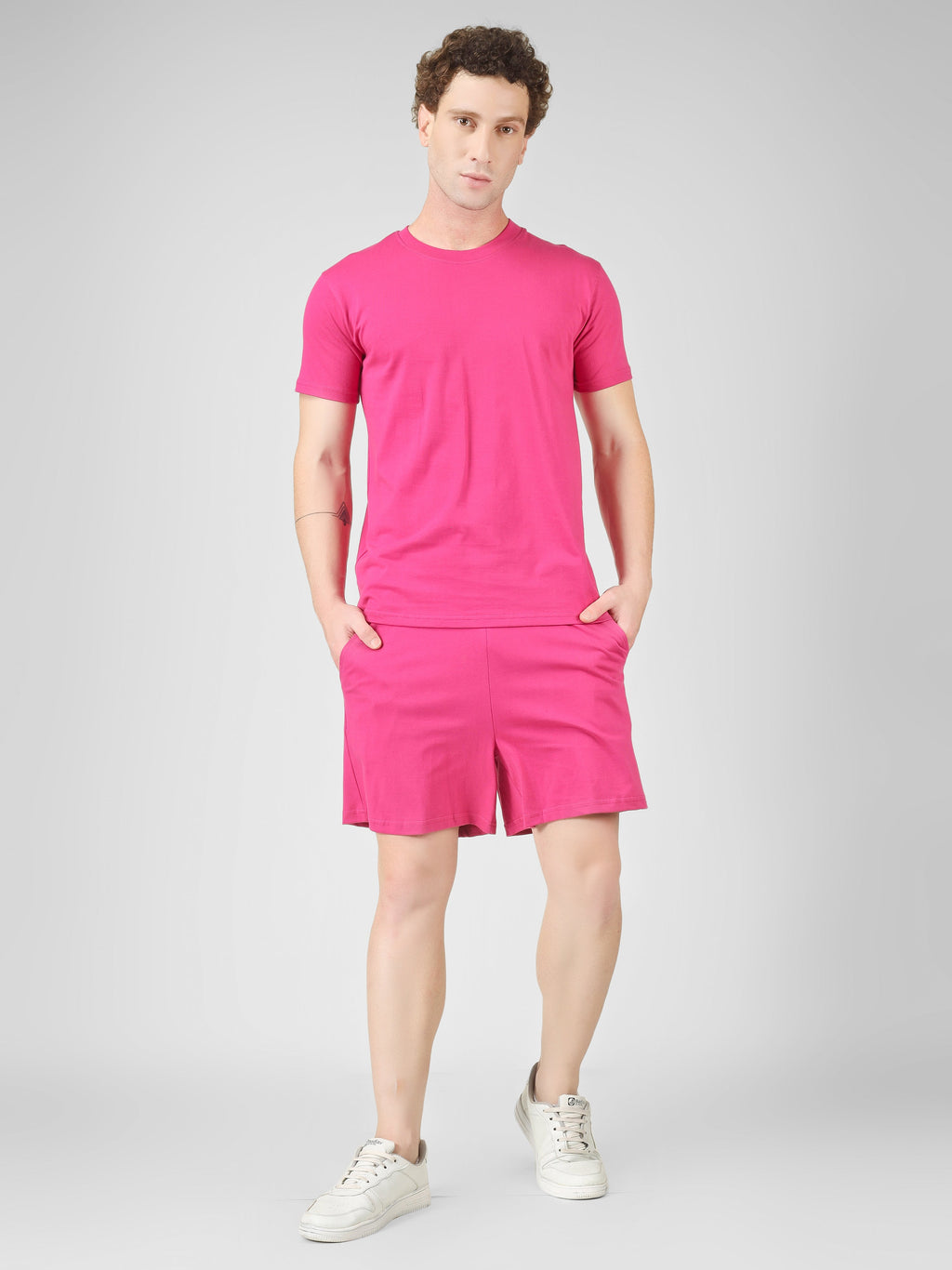 Solid Coord Set – Men | Pretty Pink