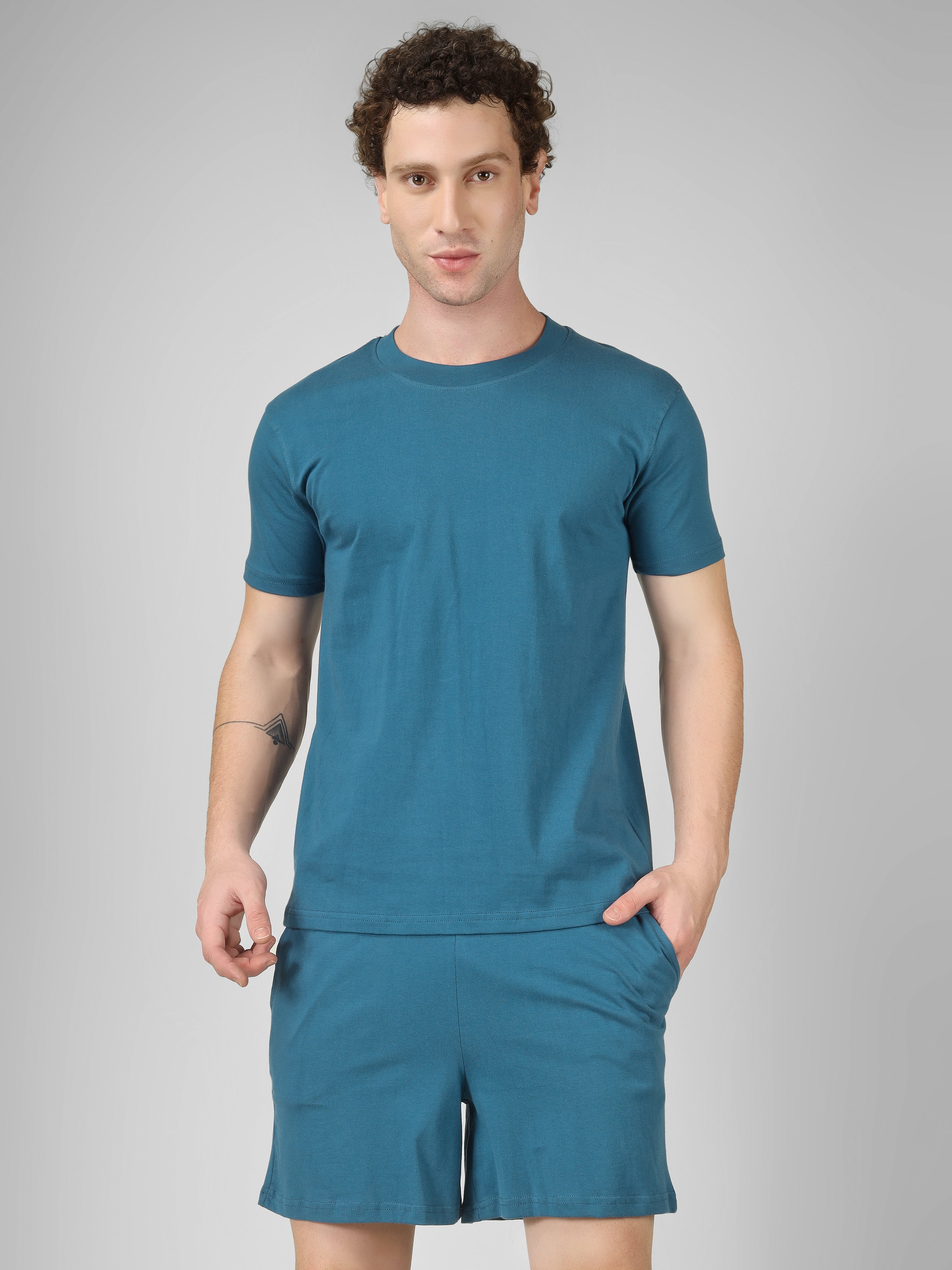 Solid Coord Set – Men | Tasty Teal