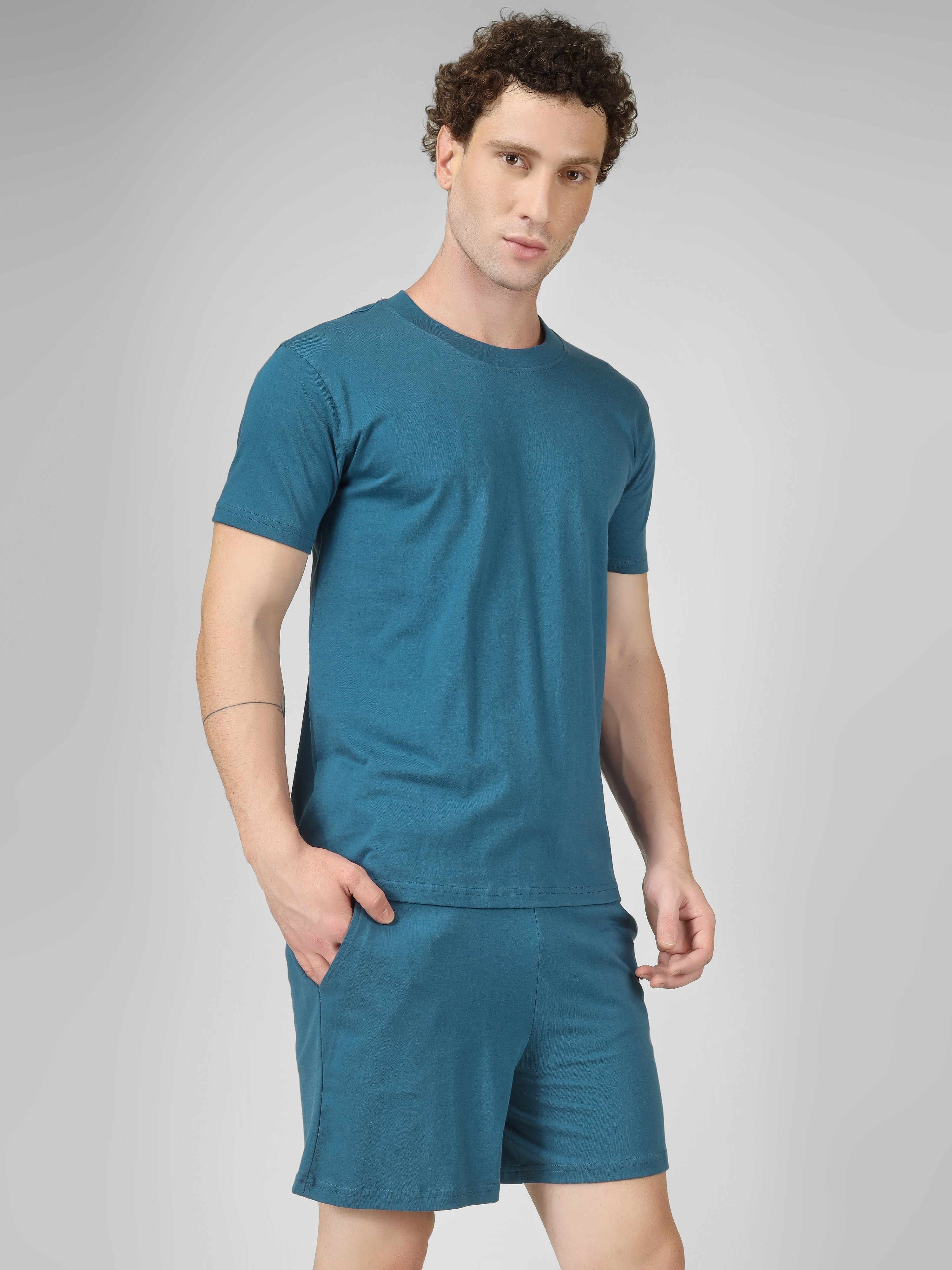 Solid Coord Set – Men | Tasty Teal