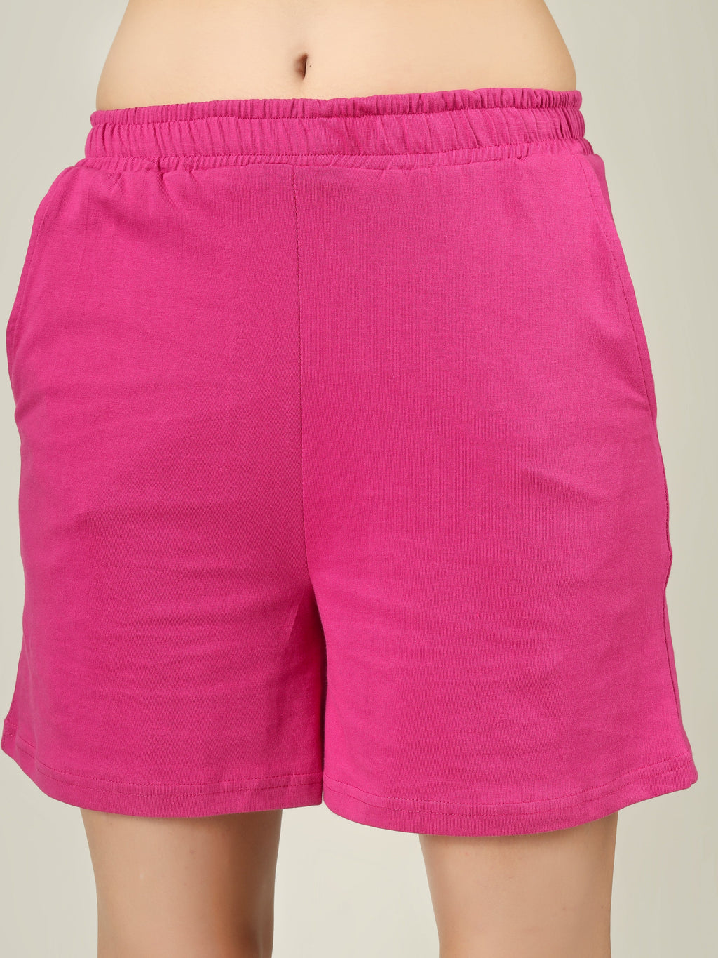 Shorts - Solid | 100% Cotton – Women | Pretty Pink
