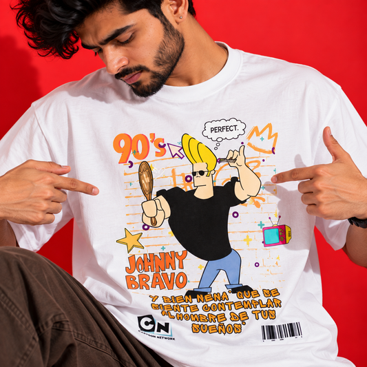 Johnny Brave T-Shirt – Men | Moon White