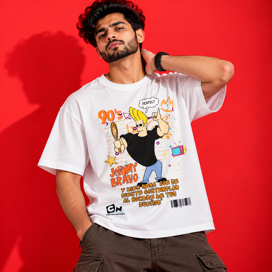 Johnny Brave T-Shirt – Men | Moon White