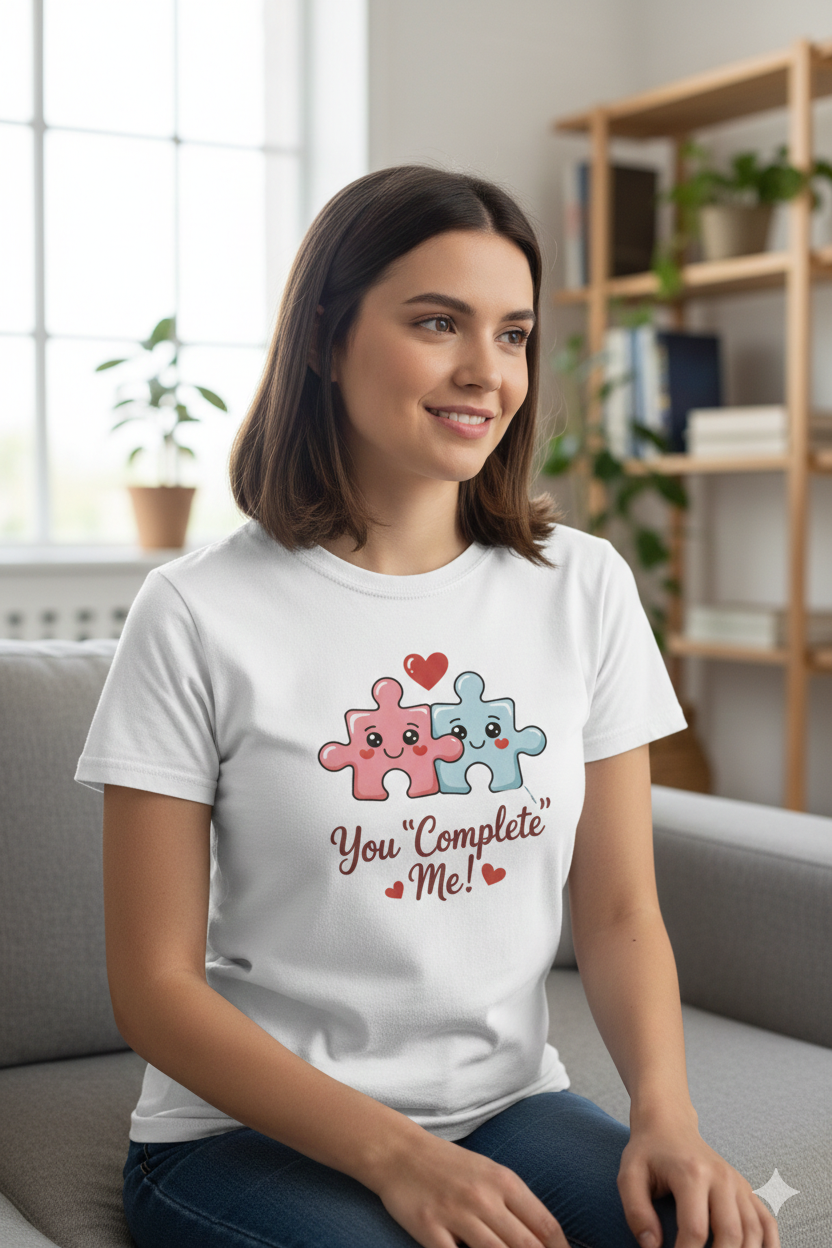 You Complete Me Unisex T-Shirt |  White