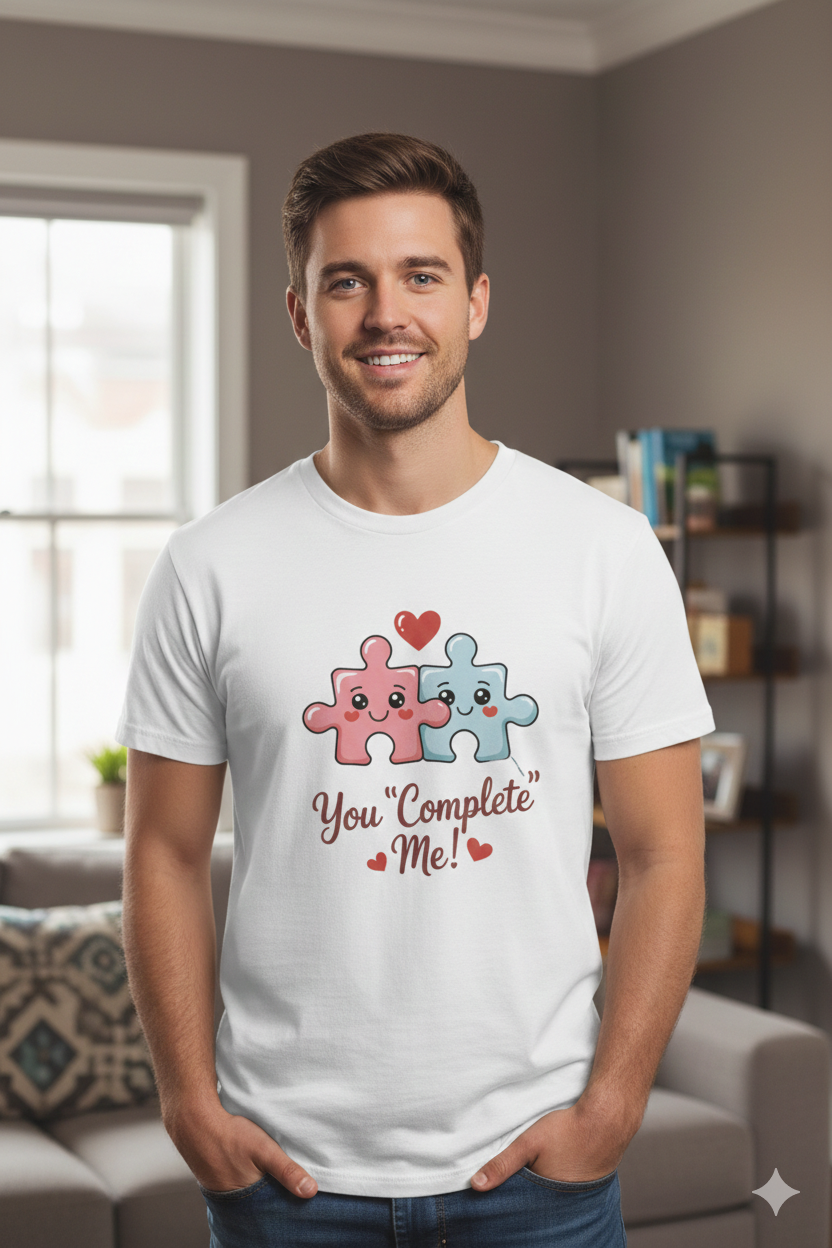 You Complete Me Unisex T-Shirt |  White