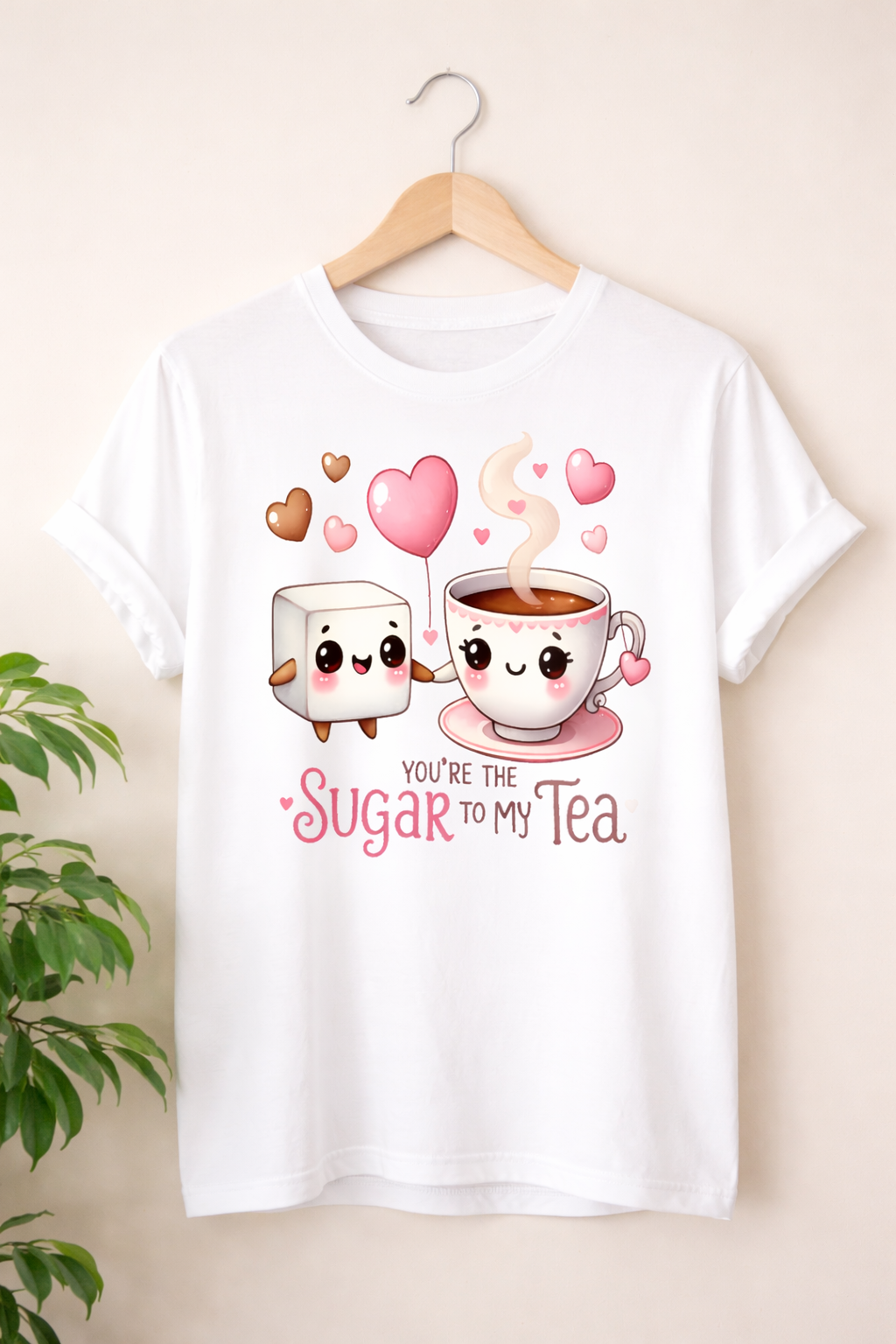 You're The Sugar To My Tea Unisex T-Shirt |  White