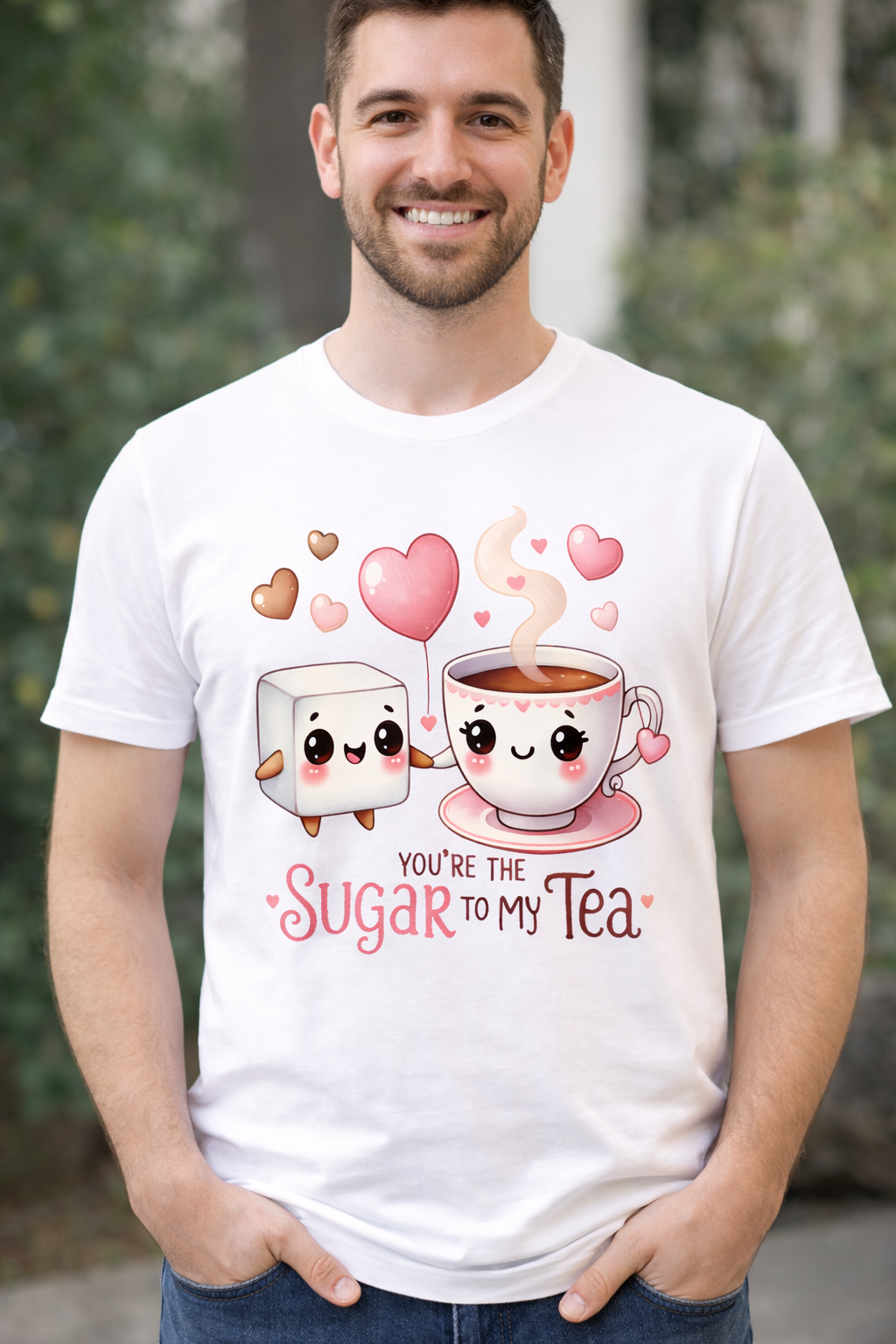 You're The Sugar To My Tea Unisex T-Shirt |  White