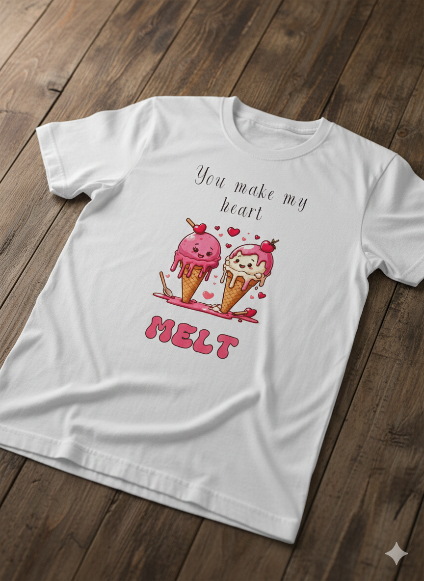 You Make My Heart Melt Unisex T-Shirt |  White