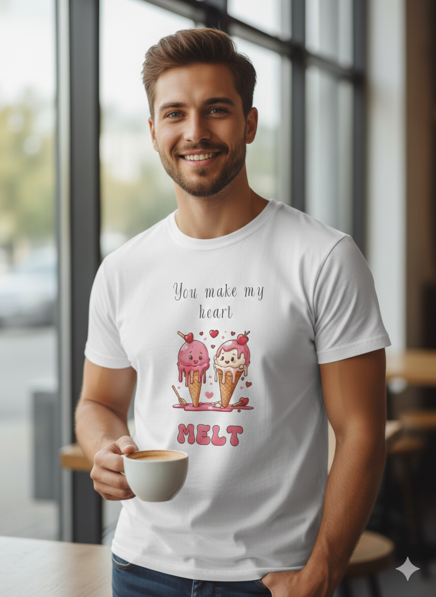 You Make My Heart Melt Unisex T-Shirt |  White