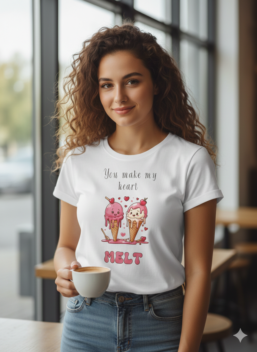 You Make My Heart Melt Unisex T-Shirt |  White