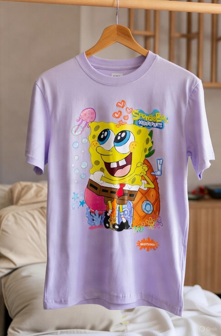 SpongeBob Women T-Shirt |  Blue