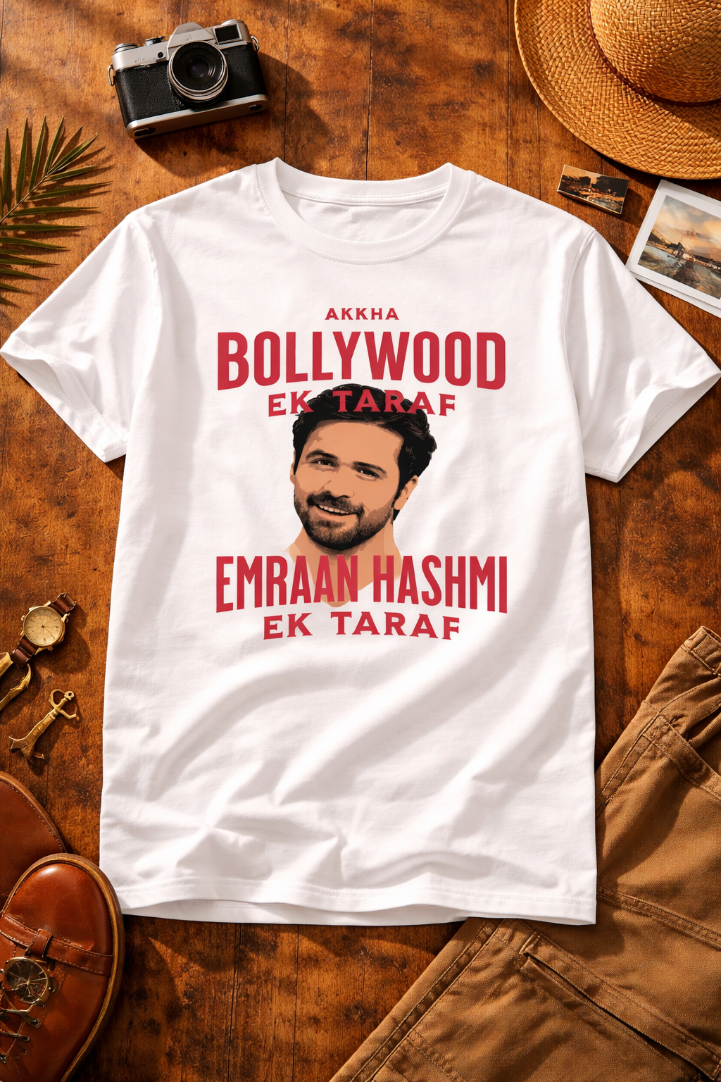 Emraan Hashmi T-Shirt – Men & Women | White