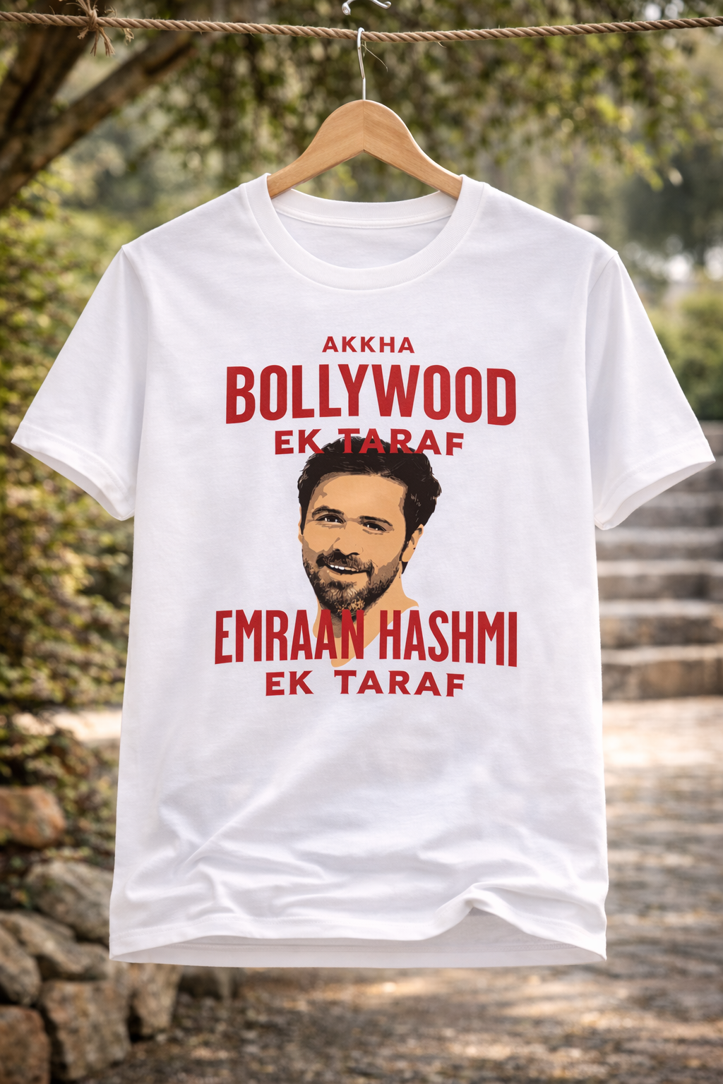 Emraan Hashmi T-Shirt – Men & Women | White