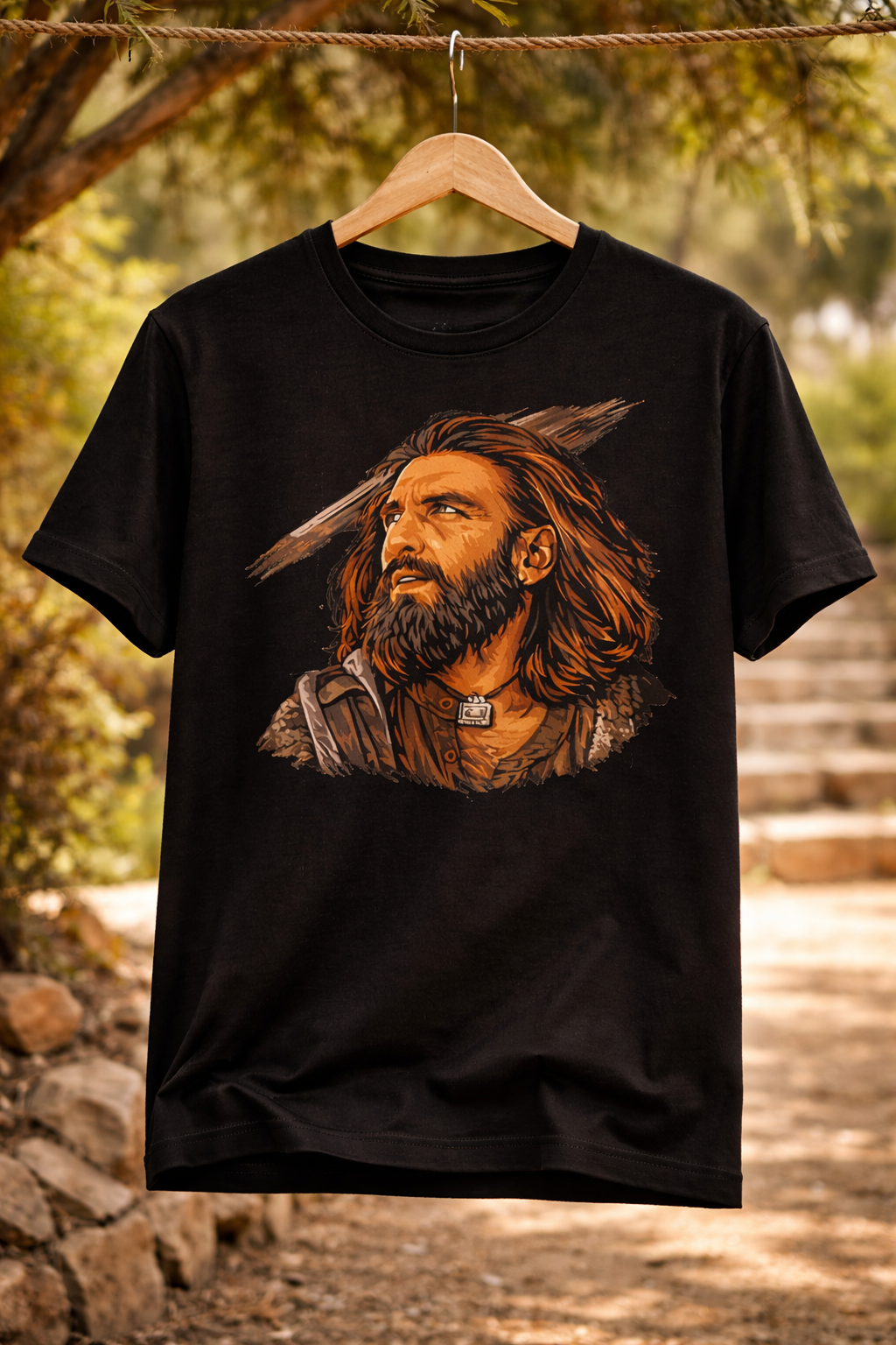 Hamza Ali Mazari T-Shirt | Dhurandhar T-Shirt  – Men & Women | Black