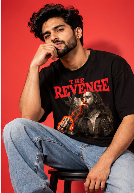 Dhurandhar The Revenge T-Shirt – Men & Women | Black