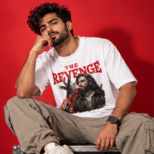 The Revenge T-Shirt – Men & Women | Moon White